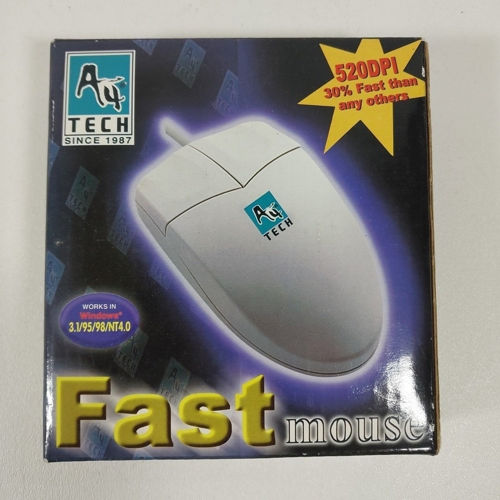 A4‎ Tech Fast Mouse PS/2 Version Windows 3.1/95/98/INT4.0